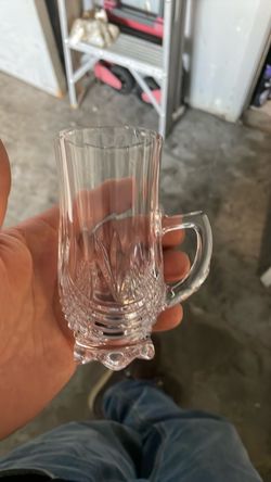 Crystal Cut Glass Mug