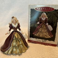 1996 4th In The Holiday Barbie Ornament Series