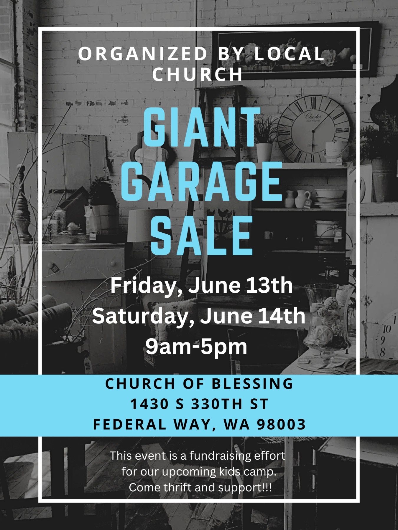 GIANT COMMUNITY GARAGE SALE!!!! ποΈπππ