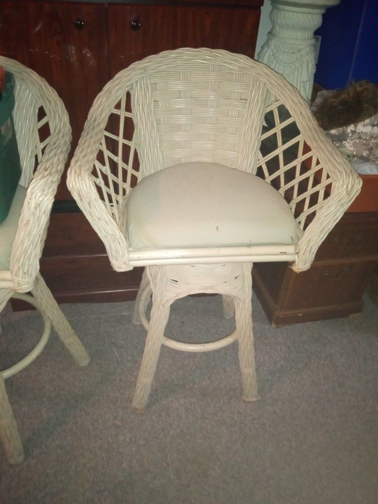 Wicker Bar Chair
