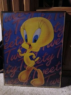 Tweety Bird Framed Poster