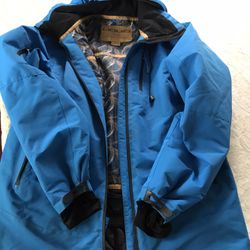 Men’s Size Medium Liquid Insulated Waterproof Jacket (needs New Zipper Or Zipper Pull)