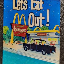Vintage McDonald's Poster Print On Metal 