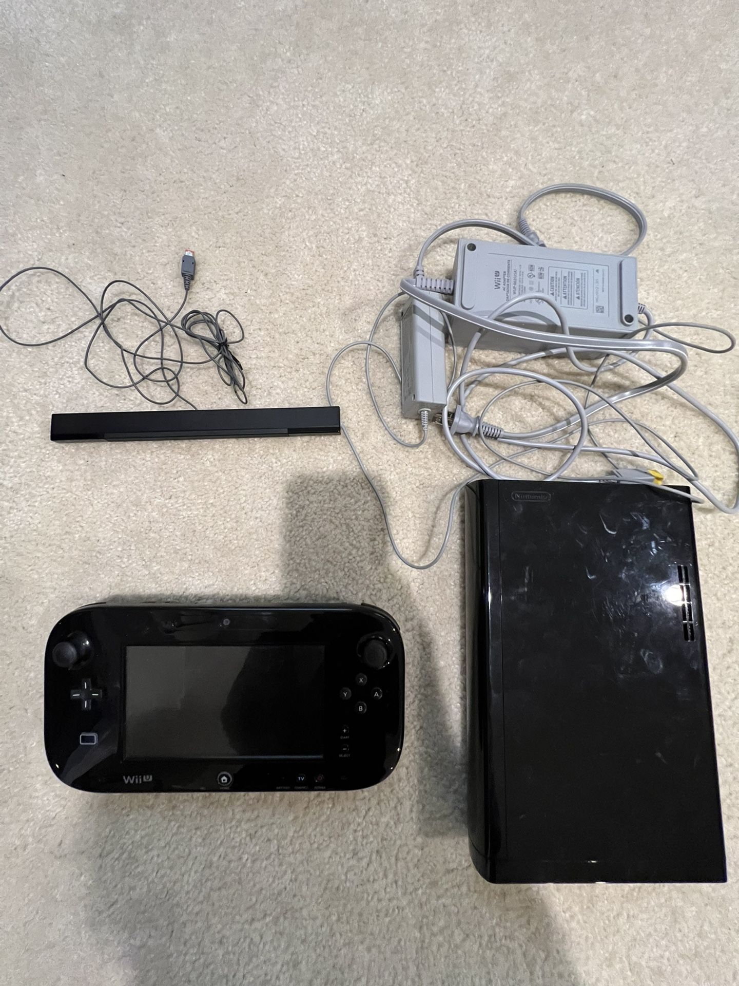 Nintendo Wii U Console (32 GB), Tablet Game Pad, and Motion Sensor