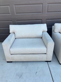 FREE Oversized cream Chairs