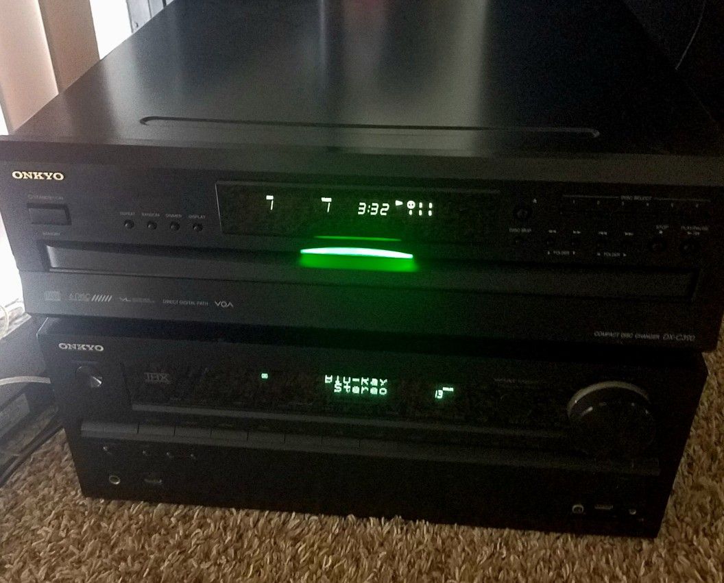 Onkyo Receiver & CD Player 