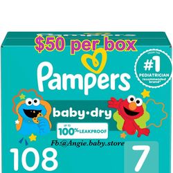 Pampers baby dry size 7