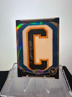 Daniel McCutchen 2010 Topps Finest Letter C Auto Patch RC /25 Pittsburgh Pirates