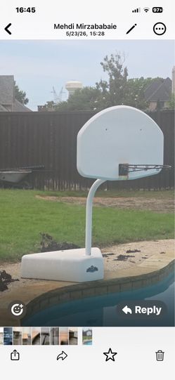 White Good, sturdy, only missing the net