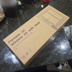 Portable AC Window Kit with Hose