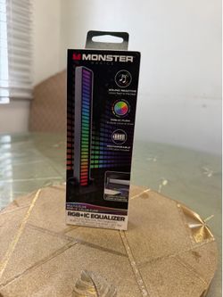 XTREME Monster Sound-Reactive Multicolor LED Equalizer Light Bar