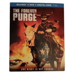 New The Forever Purge Blu Ray + Dvd + Digital Code