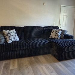  Beautiful Soft Black Sectional Sofa 