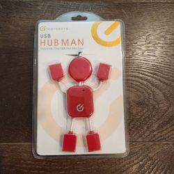 New iconcepts USB Hub Man, expands one usb port into four