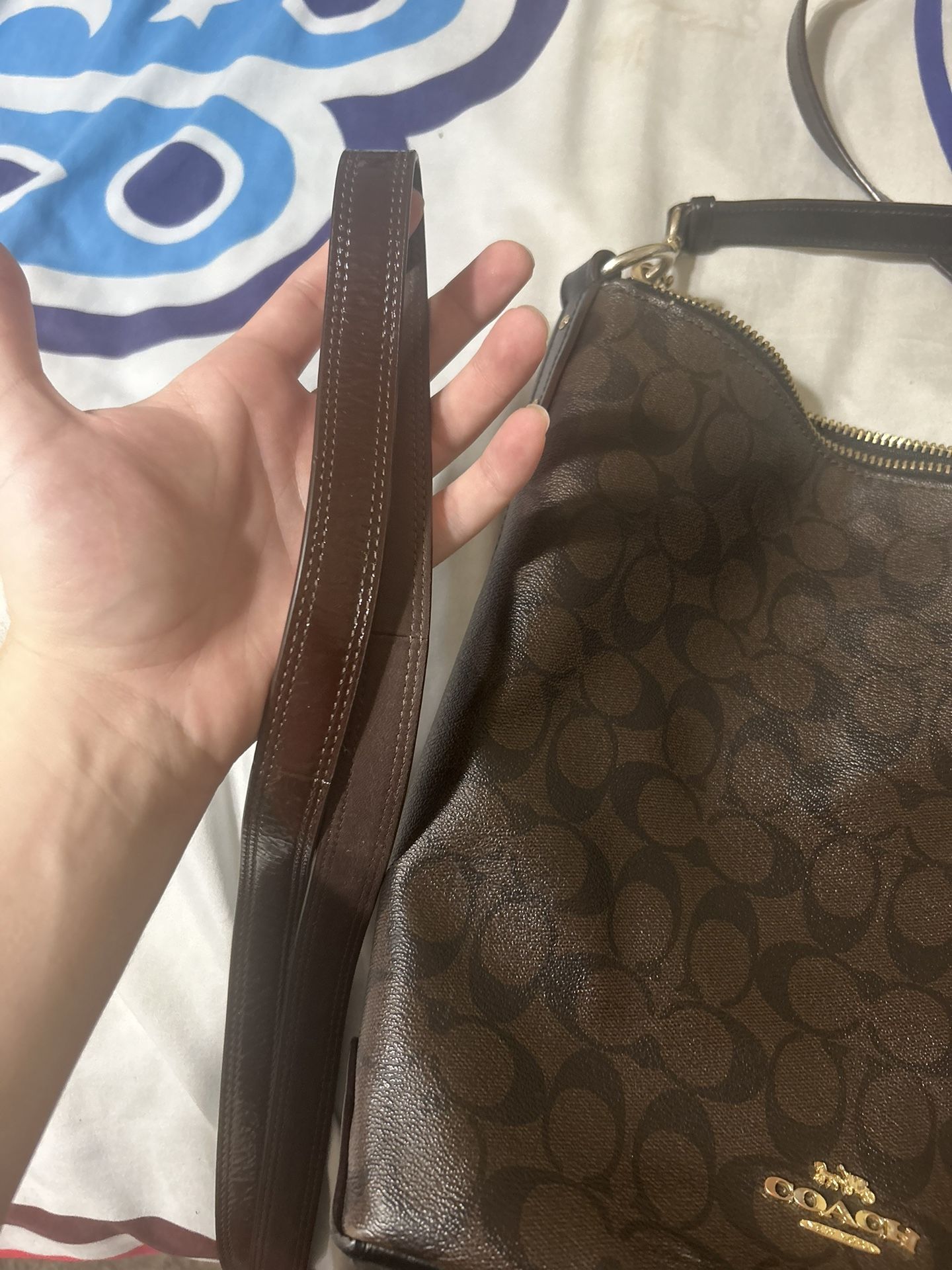 Leather Coach Bag