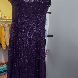 Purple Dress New Never Worn