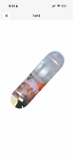 Supreme ‘SCARFACE’ skateboard DS in plastic