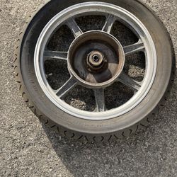 BMW Airhead “ LESTER “ Rear Wheel W/ Conti Tire 