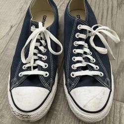 Navy Converse Shoes - W10.5/M8.5