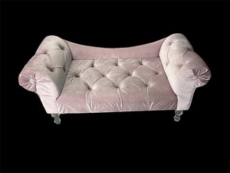 Miniature Tufted Sofa Photo Prop