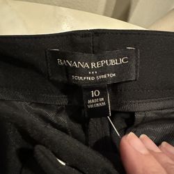 Banana Republic Black Trousers- New