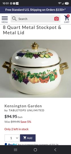 Vintage 8qt stock pot Kensington unlimited