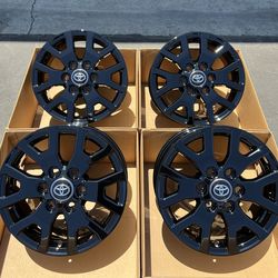 17” Toyota Tacoma OEM Wheels Gloss Black
