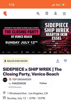 SIDEPIECE × SHIP WREK | FanFest Venice Beach