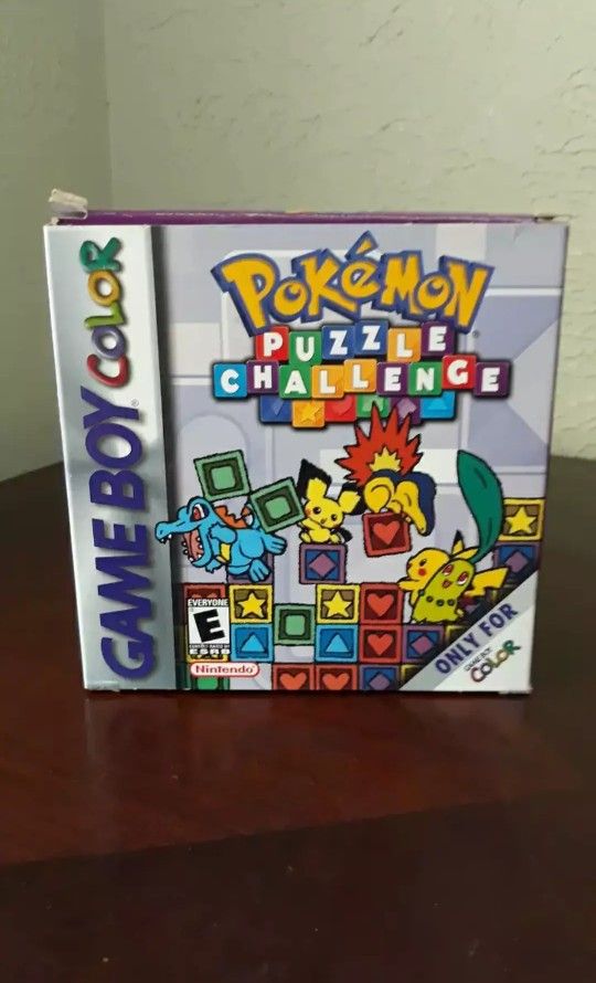 Pokemon Puzzle Challenge Gameboy Color GB GBC Nintendo Game In Box.