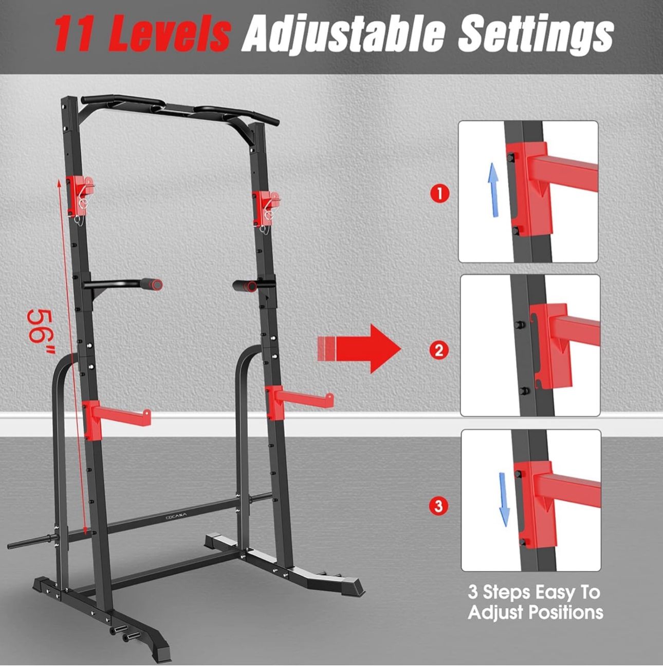 CDCASA Power Squat Rack Cage