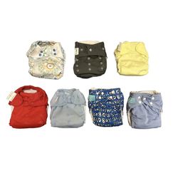 Set Of 7 Cloth Diapers