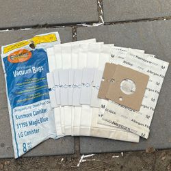 Vacuum Bags For Kenmore Cannister Vac - 9 Pieces