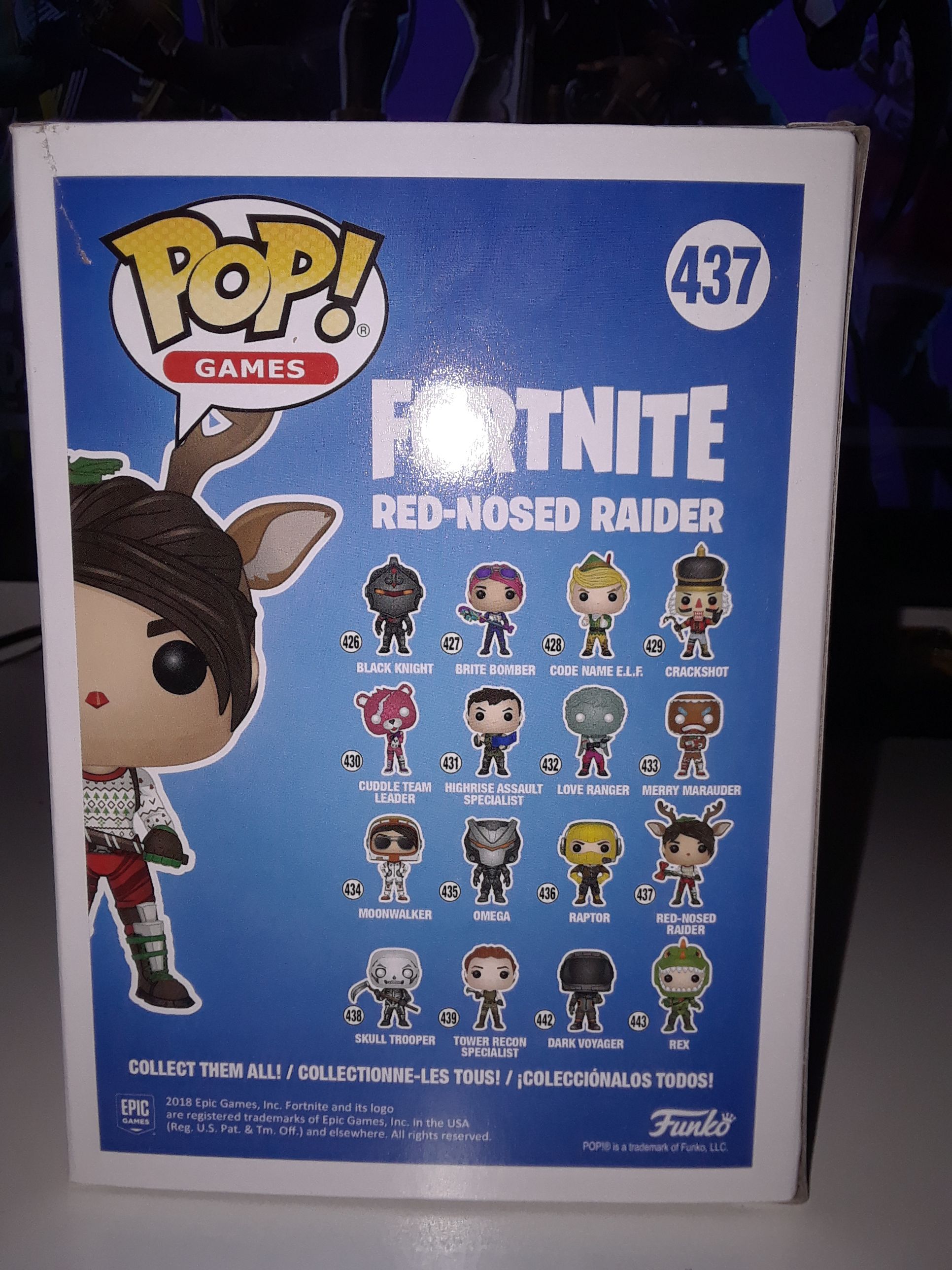 Fortnite rare red nose Raider Funko Pop