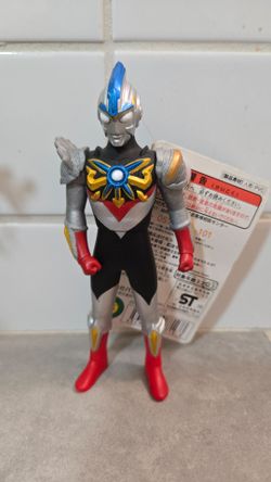 Rare Ultraman Orb Trinity Vinyl Figure - Bandai 2017 (With Tag)