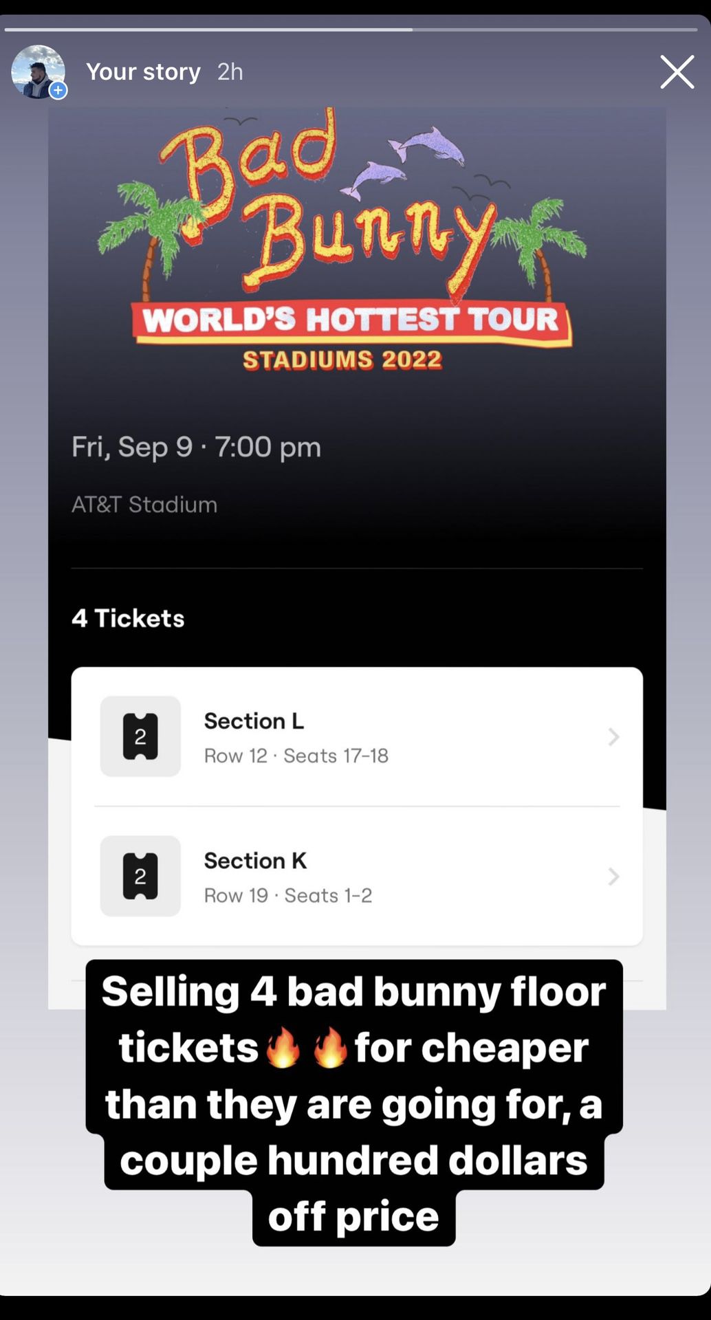  Bad Bunny Tickets For Sale