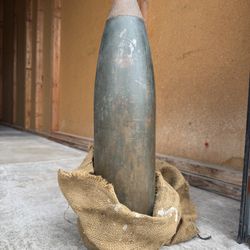 Ww2 WWII Destroyer Artillery Cannon Dummy Projectile Round Brass 5” Diameter 