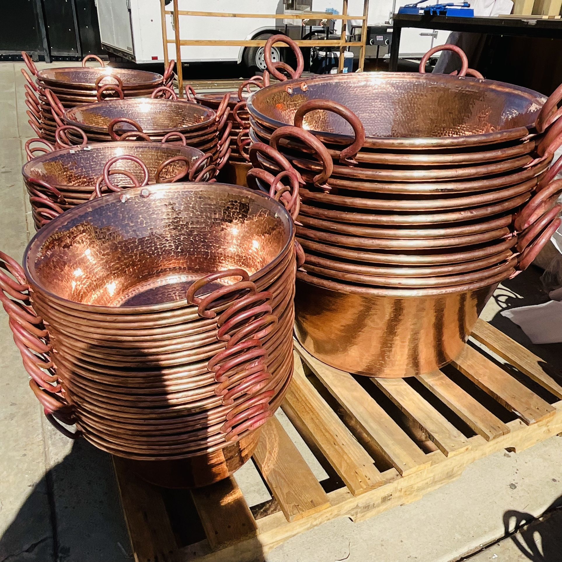 CAZOS DE COBRE PARA CARNITAS 100% COBRE COPPER POTS OUTDOOR DEEP FRYER