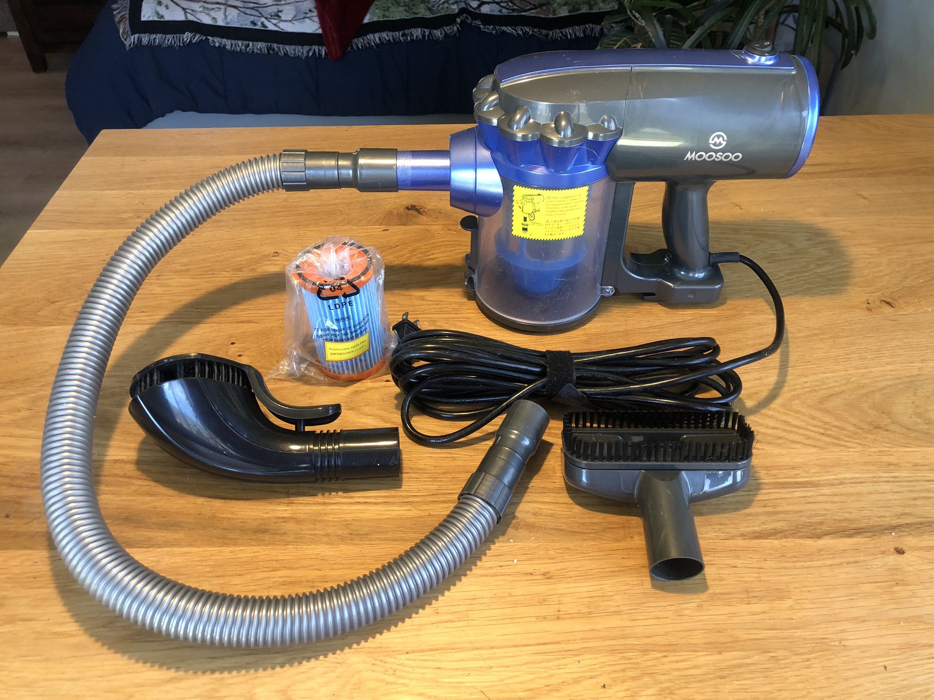Moosoo Corded Handheld Vacuum