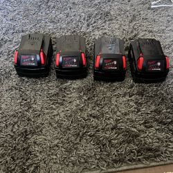 MILWAUKEE BATTERIES 