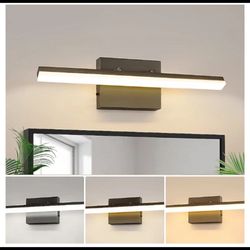 YANSUN 18.1" 1 Light Matte Black Integrated LED Modern/contemporary Vanity Light