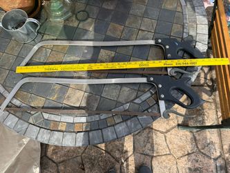 Pair Of Butchers Saws Deer Hunters