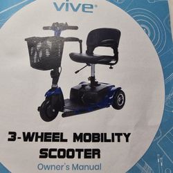 Vice 3 Wheel Mobility Scooter