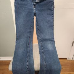 Levi's 505 Straight Leg Denim Jeans Womens Size 8L