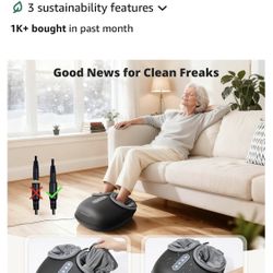 👍💐Medcursor Foot Massager with Heat - Shiatsu Feet Massage Machine 