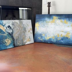 Wall Art- Canvas 2 Pieces, Can Be Purchased Separately 
