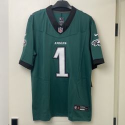Philadelphia Eagles Jalen Hurts #1 Jersey Green 