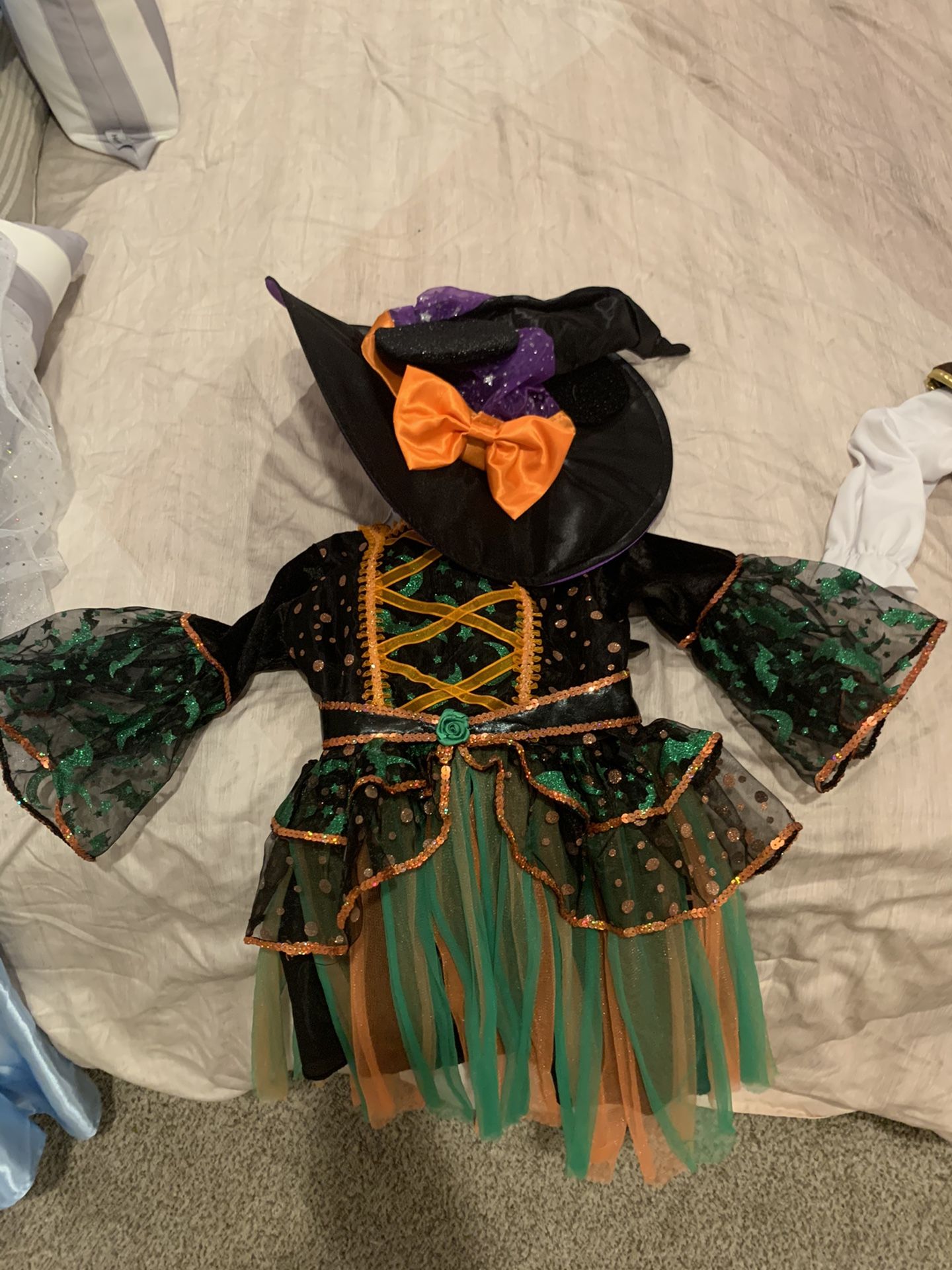 Witch Costume With Bro Child 3-4