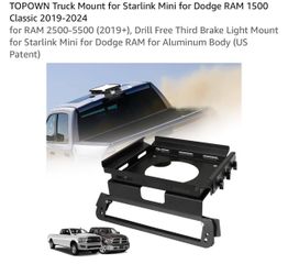 TOPOWN Starlink Mini Truck Mount for Dodge RAM