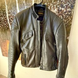 Genuine Yamaha Leather Motorcycle Jacket