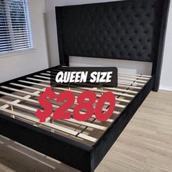 Queen bed frame only